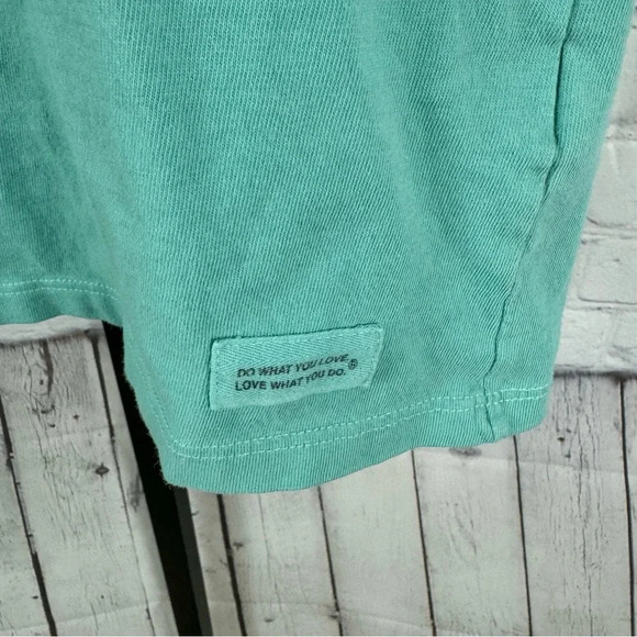 Life is Good Dog Days V-Neck Short Sleeve Shirt Size Small - Picture 4 of 7